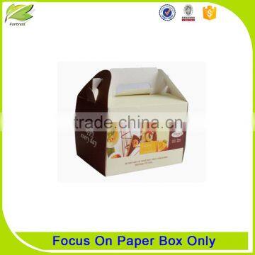 kraft paper cup cake packaging box