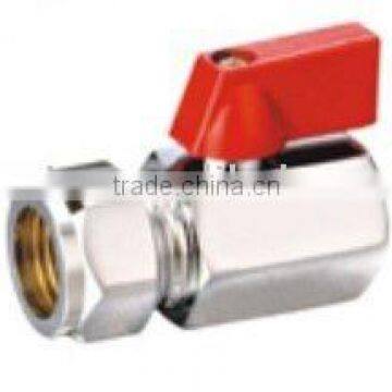 Brass Mini Ball Valve With Coupling Union