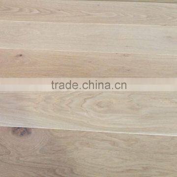 Unfinished Wide Plank White Oak Engineered Wood Flooring 260mm photo-3
