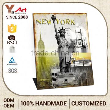 wholesale custom design letter plaque New York Wall sign board