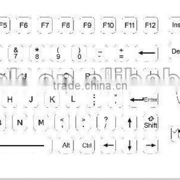 Silicone Industrial Medical Keyboard With Washable Optical Trackball photo-3