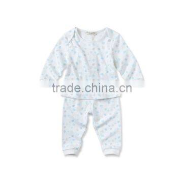 DB2650 dave bella 2015 autumn 100%cottom baby sleepwear clothing set