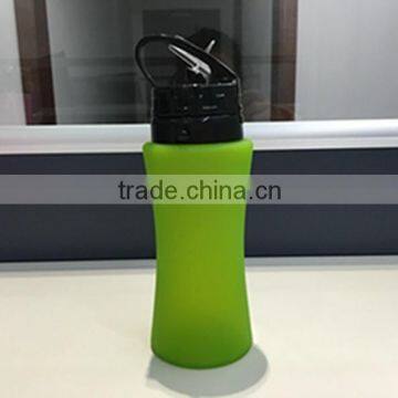 750ml & 500ml Silicone Water Bottle, BPA Free Collapsible Water Bottle,