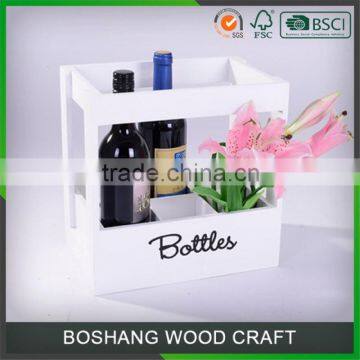 Pine Wooden Box For Wine Bottle Display Case photo-4