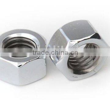 Zinc plated carbon steel and stainless steel DIN934 hex nut