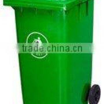 100L-HDPE garbage can with wheels