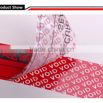 Red partial transfer Security VOID label Material safety tag