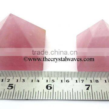 Rose Quartz wholesale pyramid from khambhat gujarat india