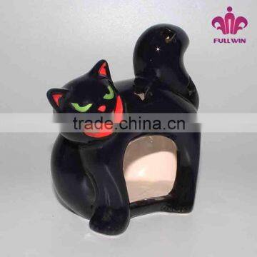 Cheap Bulk Candle Holder With Black Cat Design photo-3