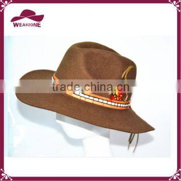 Wholesale Womens Wool Felt Panama Hat With Band photo-4