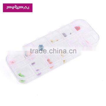 Nail Art Accessories Real Dry Dried Flowers 12 Colors in Rectangle photo-2