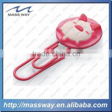 Custom Unique 3D Shape Soft PVC Paper Clip