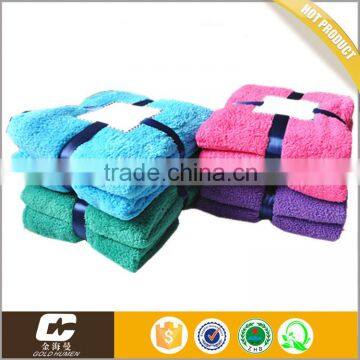Spring Super Soft Micro Plush Solid Coral Fleece Blanket Quality Choice