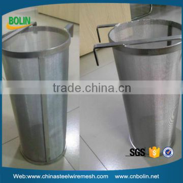 Alibaba China 300 micron 400 micron stainless steel dry hop filter (in stock)