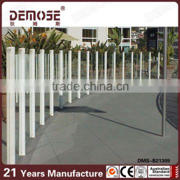 composite tempered glass deck railing for comercial use