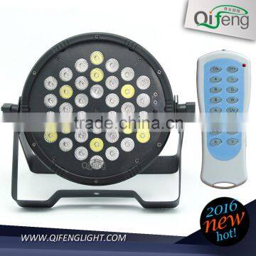 Guangzhou 36*1W RGBW led mini par can light with remote control