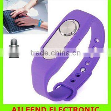 Wearable Wristband 4GB Digital Voice Recorder Wrist Watch One Button Long Time Recording Voice Recorder Wrist Watch