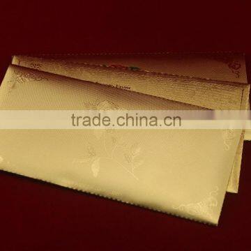 hot!!! Gold rose envelope Custom made gold foil India envelope