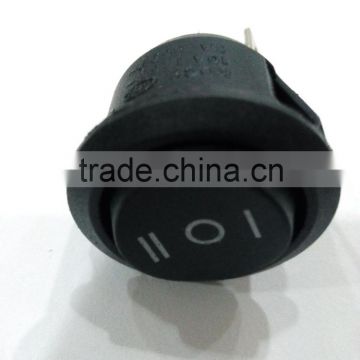 china supplier 3way 3pin round switch electrical rocker switch