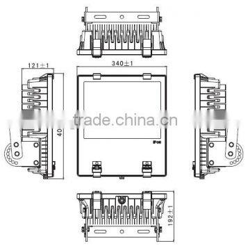 24000lm IP65 200W Outdoor LED Floodlight photo-2