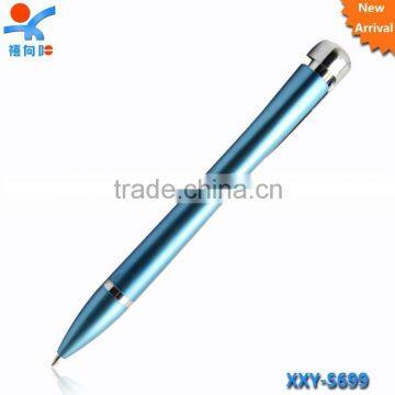 sky blue cute advertising plastic pen