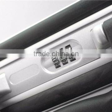 2016 Newest Sales Premium Silver Hard Case Kids Trolley Bags With Cosmetic Luggage photo-5