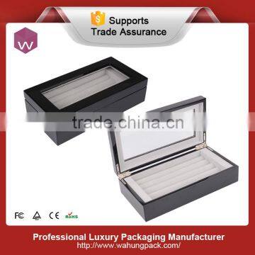 Wholesale cufflinks display box wooden case for cufflink