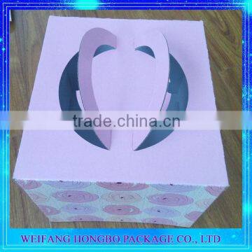 Factory Supplier Good Price 12'' 16'' Paper Cake Box With Handle