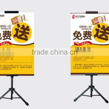 Tripod Adjustable Advertising Poster Sign Standing