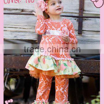 Nice cheap baby girl dress fancy outfit christmas autumn dress for girl