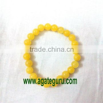 Yellow Aventurian Stone bracelet 10mm bracelet : India Chakra Bracelet wholesaler