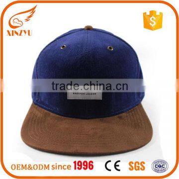 Custom 100% Cotton Snapback Caps Short Bill 5 Panel Baby Hat Snapback Cap photo-5
