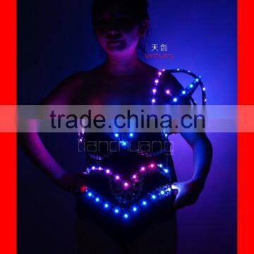 Programmable Showgirl Dance Sexy LED Costume