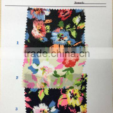 US$ 1/M up Chiffon Print Fabric Textile Stock Stocklot:G-14040102