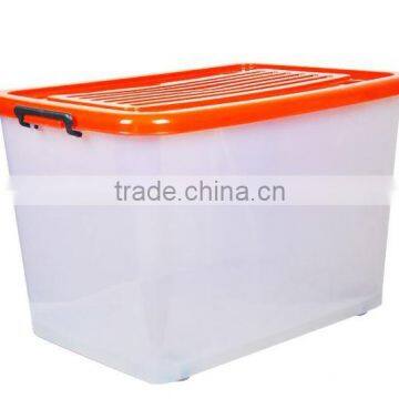 PLASTIC STORAGE BOX WITH HANDLES & WHEELS 5668