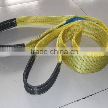 flat webbing sling double ply/Cargo lashing belt / polyester flat sling/fabric lifting sling