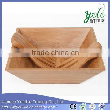 Hot Selling Natural Eco-Friendly bamboo bowl disposable Bamboo Salad Bowl                        
                                                Quality Choice