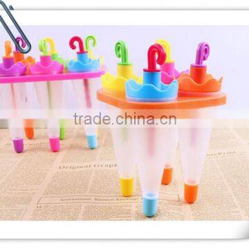 Popular Umbrella Shape Food Grade Plastic Ice Cream Tool Ic001 photo-3