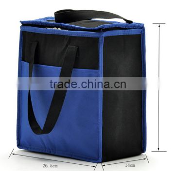 Blue Promotion Portable Convenient Cooler Bag Insulated Lunch Bag