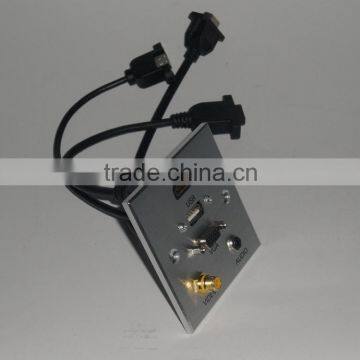 Wall Plate Multi Plug Socket With USB HDMI VGA Audio Vedio photo-2