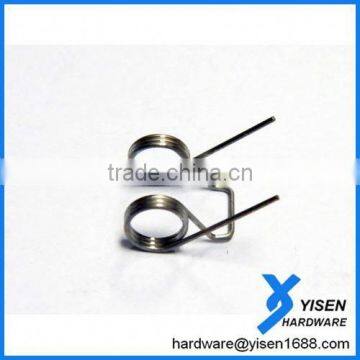 Smalll Stainless Double Coil Torsion Spring With Zinc Plated