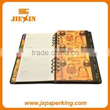 Film Lamination Surface Finish and Spiral Binding Binding 3d Printing Notebook Cover