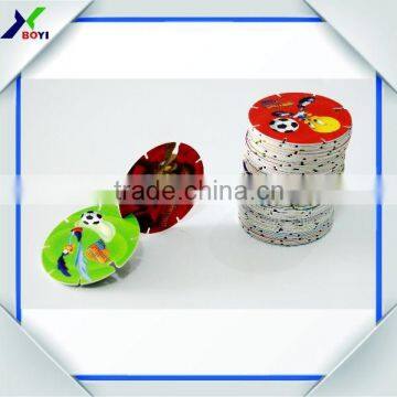Packing into Snack/Cup Noodle/Biscuit Promotional Gift Plastic PP 3D Tazos, Pogs Manufacturer