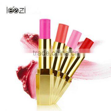 Wholesale Best Selling Fahsion Design Golden Tube Cosmetics Naked Natural Long Lasting Rose Red lipstick