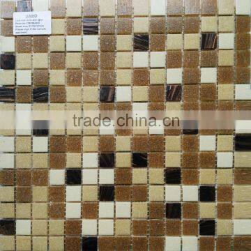 Factory Price 20mm Square Kitchen Glass Mosaic Tile