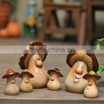 ceramic mushroom for yard decoration