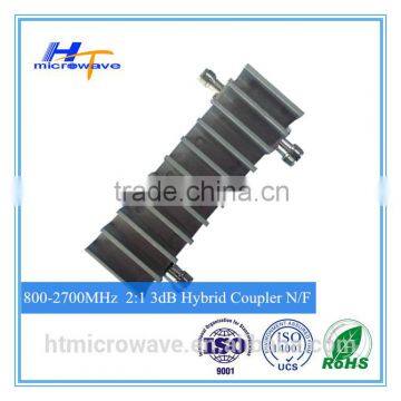RF reactive power 800-2700MHz 2 in 1 out 3dB Hybrid Coupler /2:1 Hybrid Combiner n female type