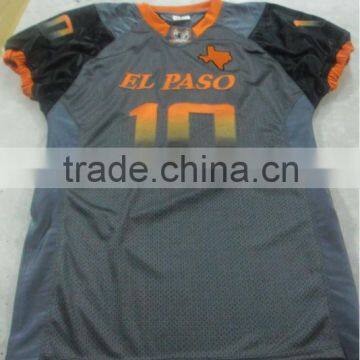 100 % Polyester Embrioder Tackle Twill Football Uniforms