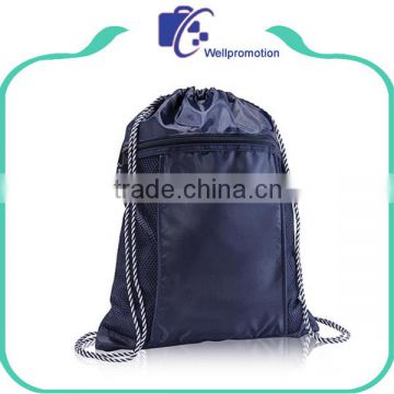 Colorful polyester Drawstring bag Cinch Sac