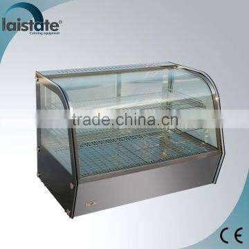 Curve Glass Under Counter Heated Showcase